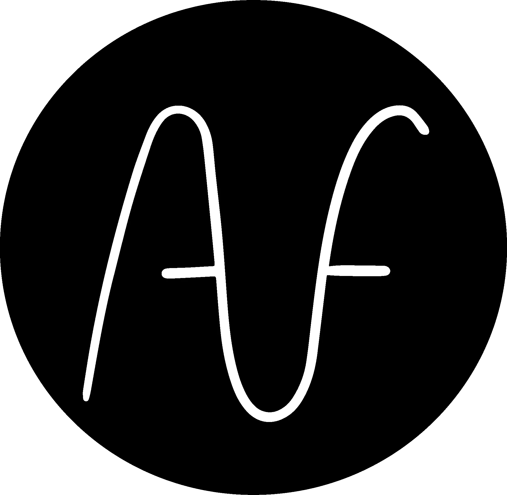 Cercle avec initiales de l'entreprise AF