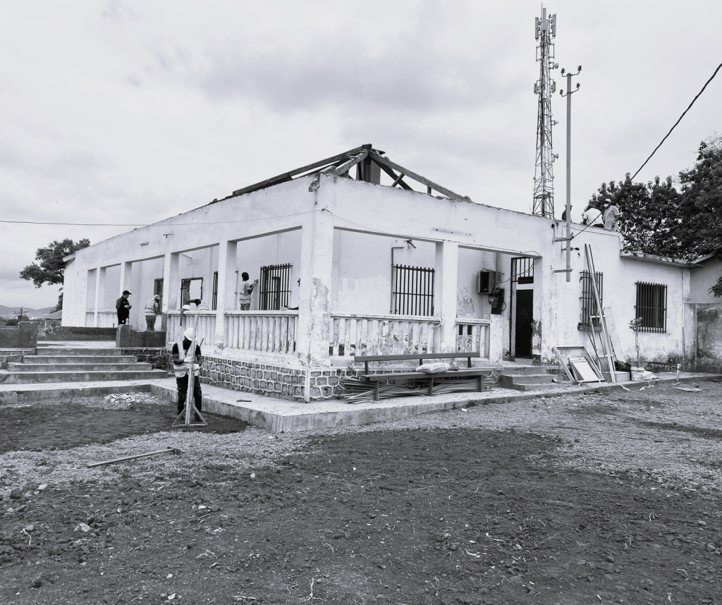 chantier de renovation architecture durable Congo